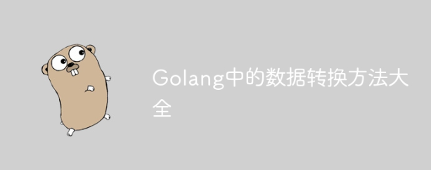 Golang中的数据转换方法大全-yizila知识库
